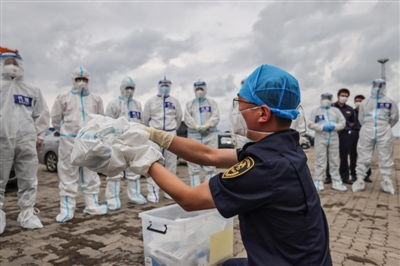 山東榮成海關開展疫情防控演練，筑牢國門安全防線，特種勞動防護用品銷售同步保障